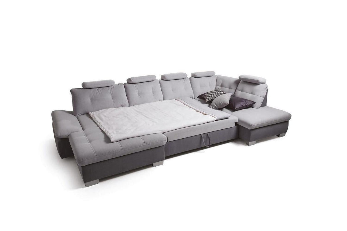 Cremona Xl U Shape Corner Sofa Bed