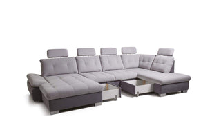 Cremona XL U Shape Corner Sofa Bed