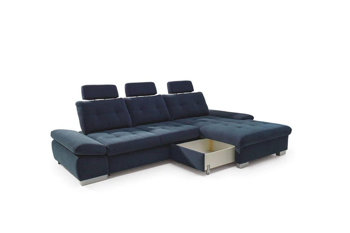 Cremona Express Delivery Corner Sofa Bed With Storage Zoya 15
