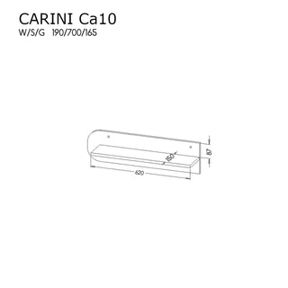 Carini Shelf 70 - Msofas LTD