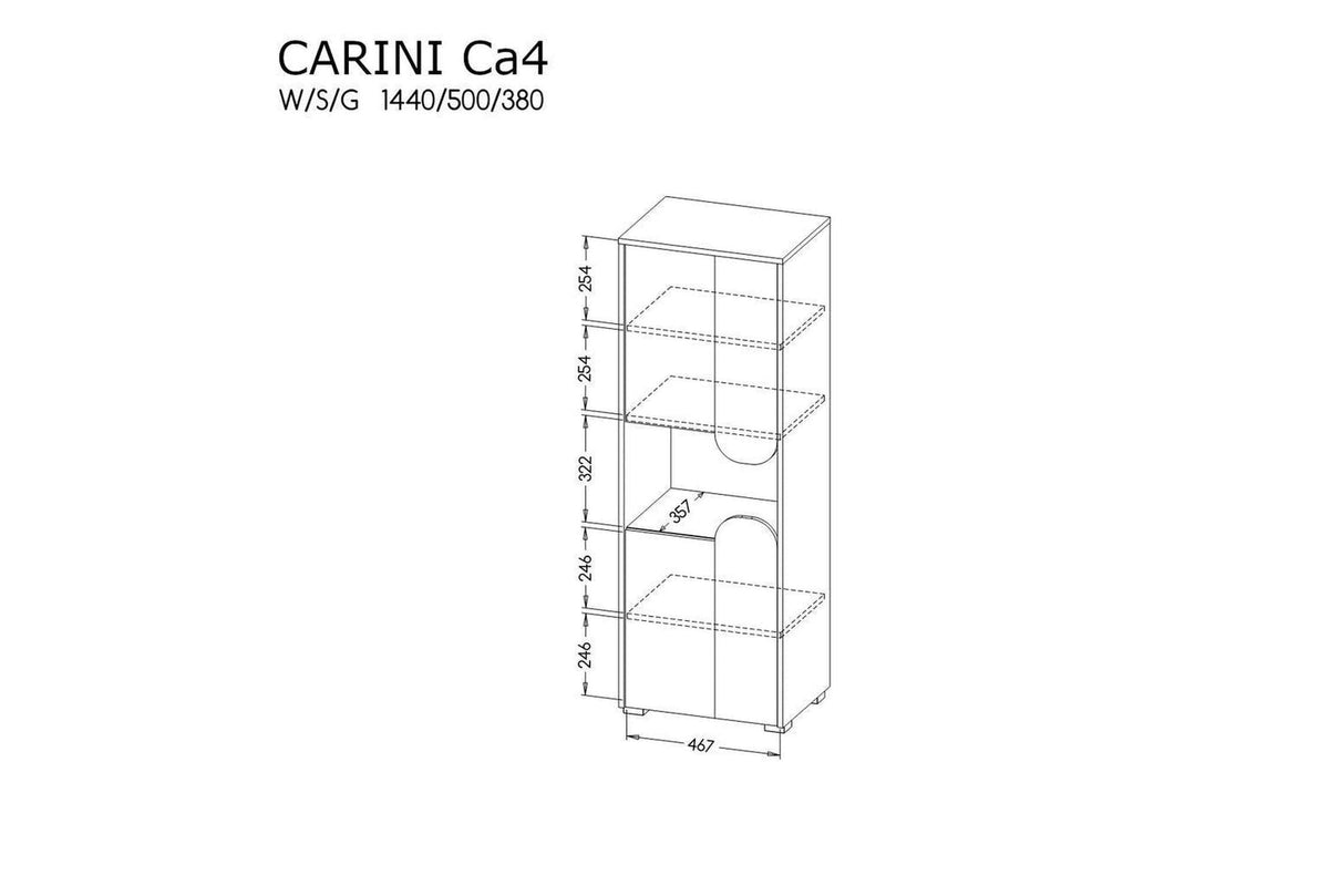 Carini Storage Sideboard 50