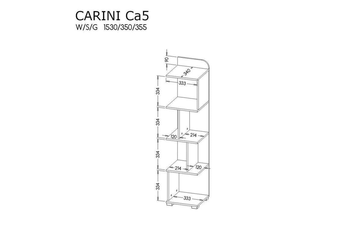 Carini Bookshelf 35