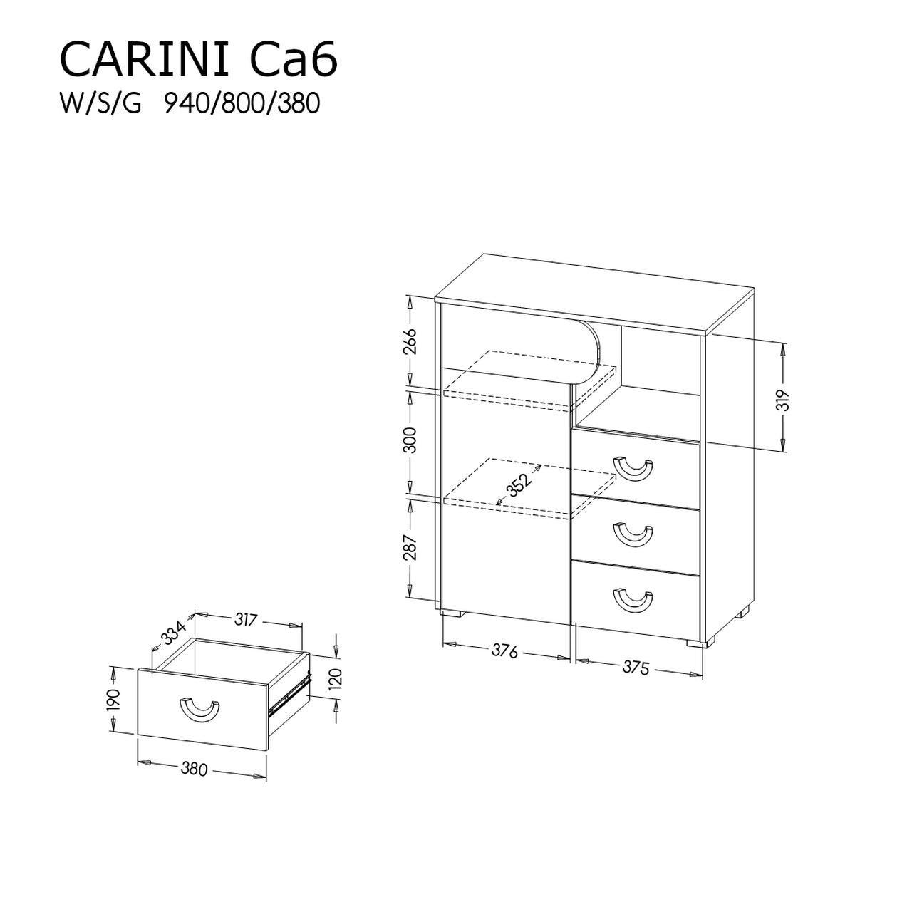 Carini Sideboard 80