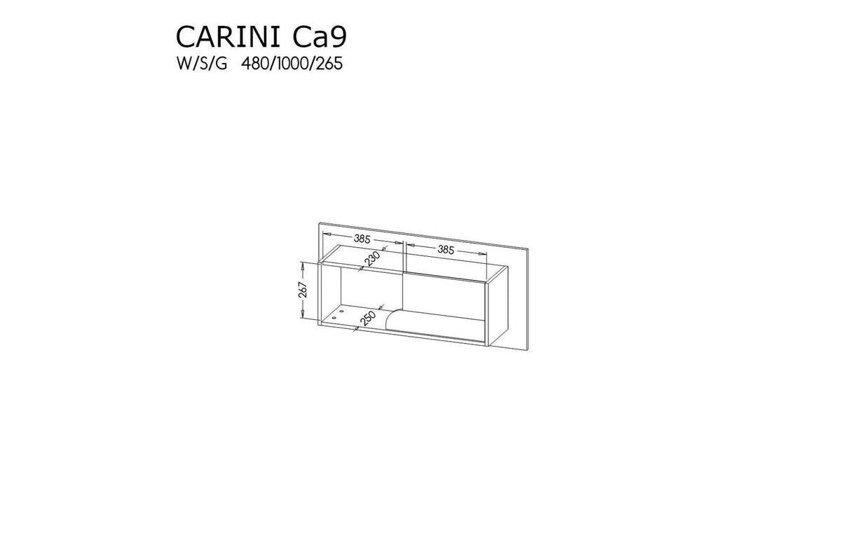 Carini Shelf 100