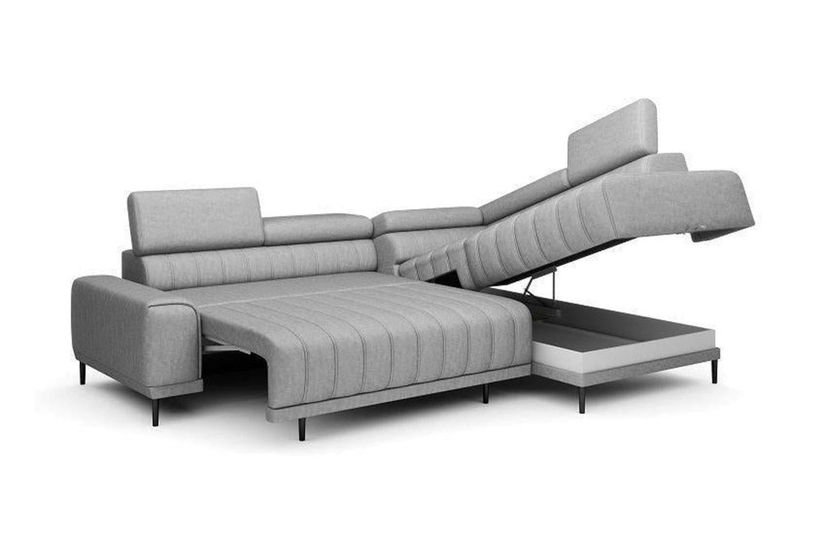 Caldo L Corner Sofa Bed With Storage
