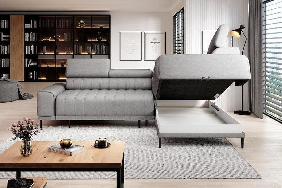 Caldo L Corner Sofa Bed With Storage