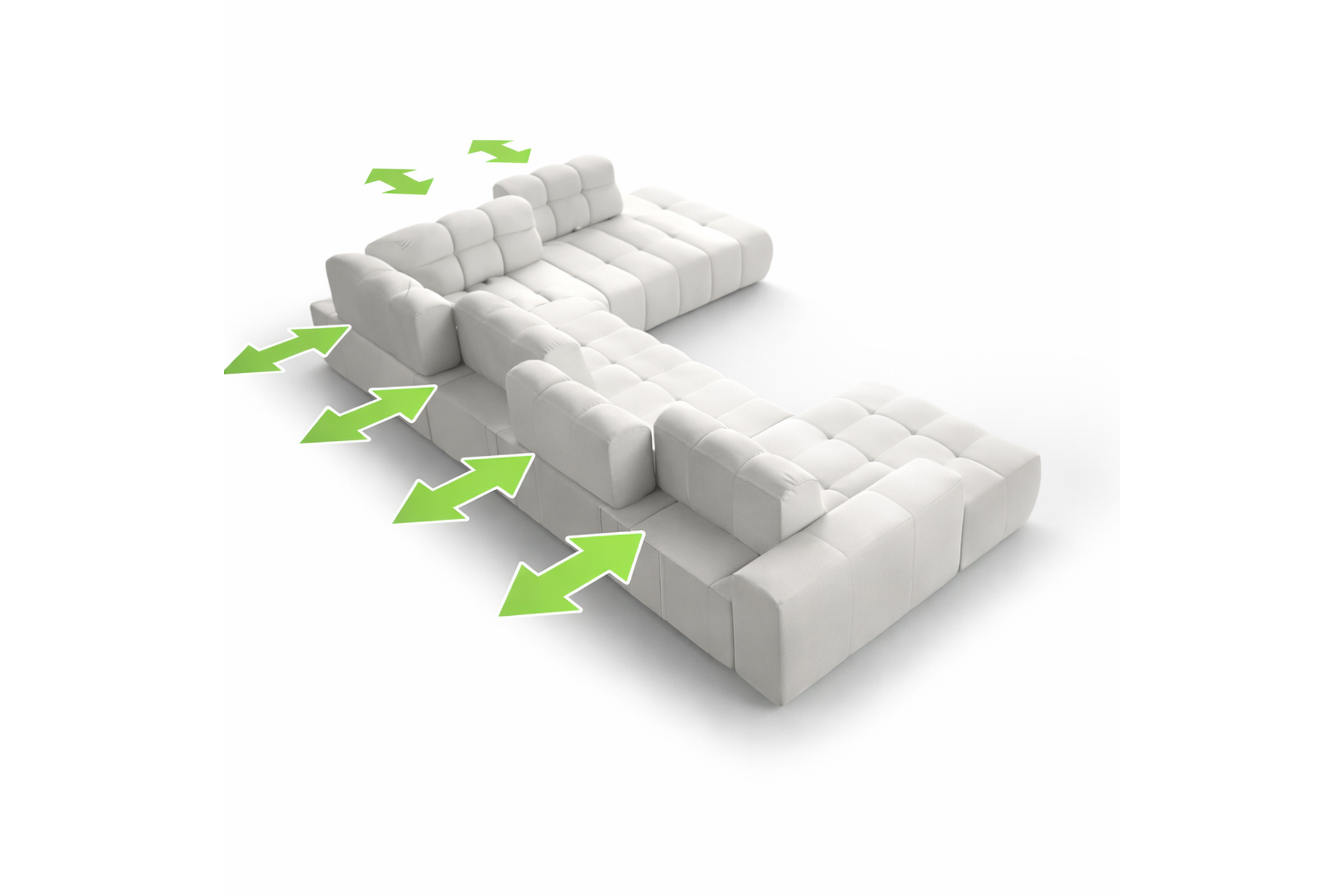 Brello U Shape Corner Sofa