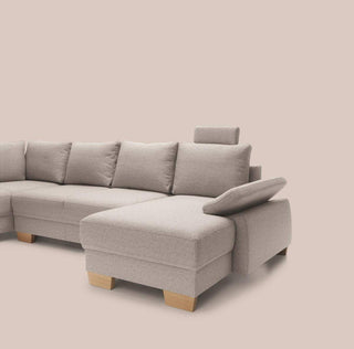 Chivas 3 U Shape Corner Sofa Bed - Msofas LTD