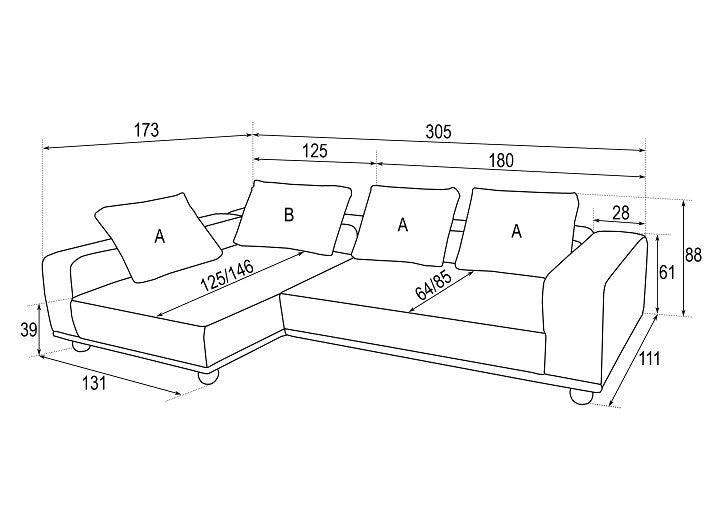 Cora Corner Sofa Bed