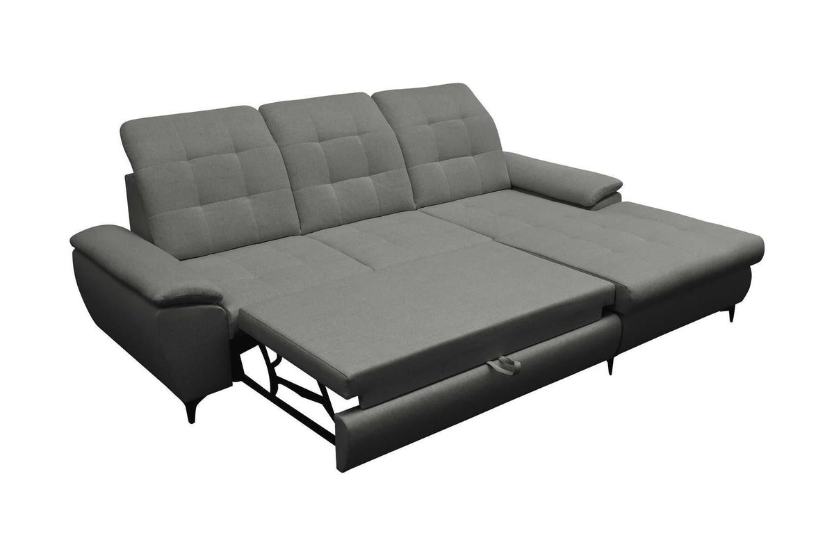 Crystal Corner Sofa Bed With Storage