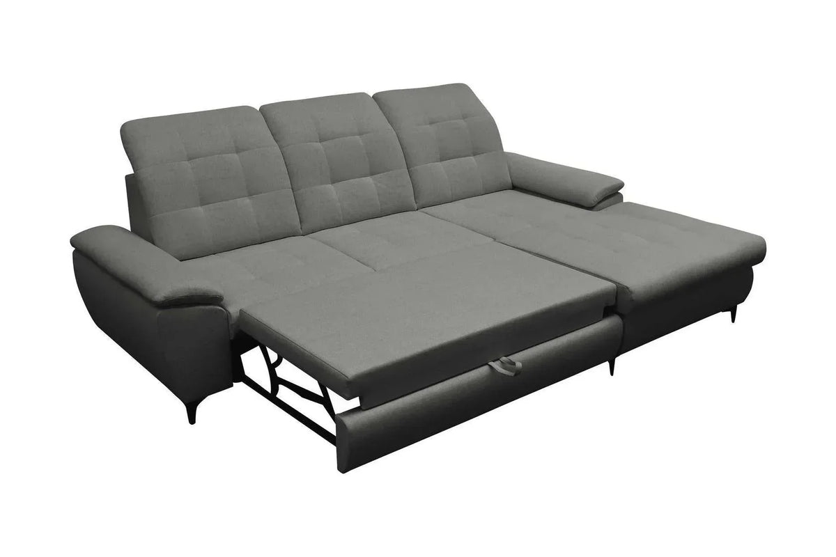Crystal Corner Sofa Bed With Storage