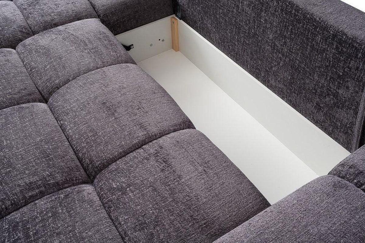 Taremo Corner Sofa Bed Longchair With Storage