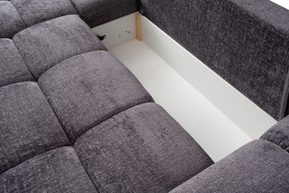 Taremo Corner Sofa Bed Longchair with Storage