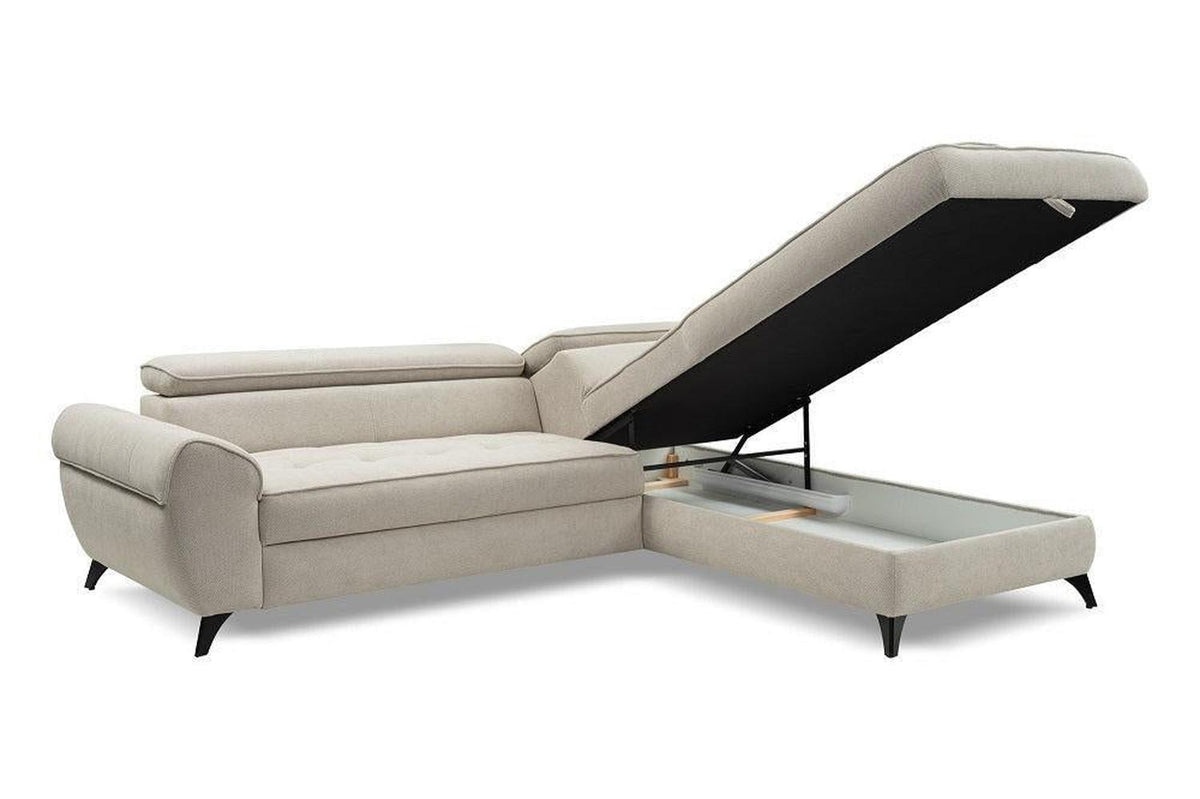 Elena Corner Sofa Bed With Storage