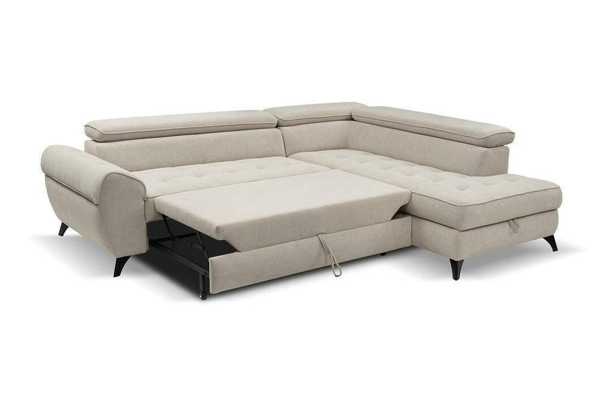 Elena Corner Sofa Bed With Storage