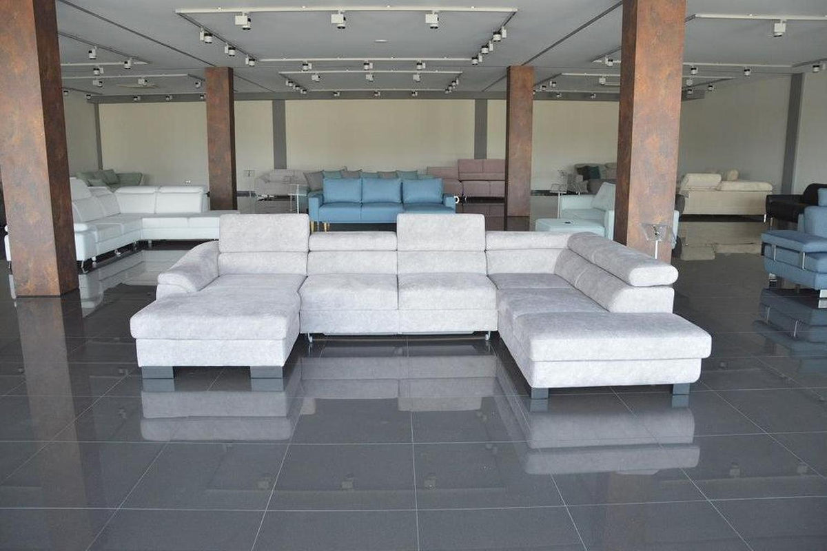 Lavos U Shape Express Delivery Corner Sofa Bed With Storage Zetta 302