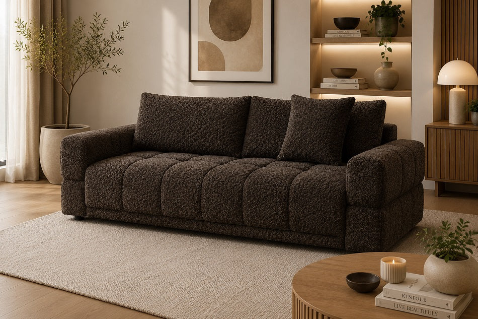 Sofa Dante 3-osobowa z funkcją spania i pojemnikiem na pościel