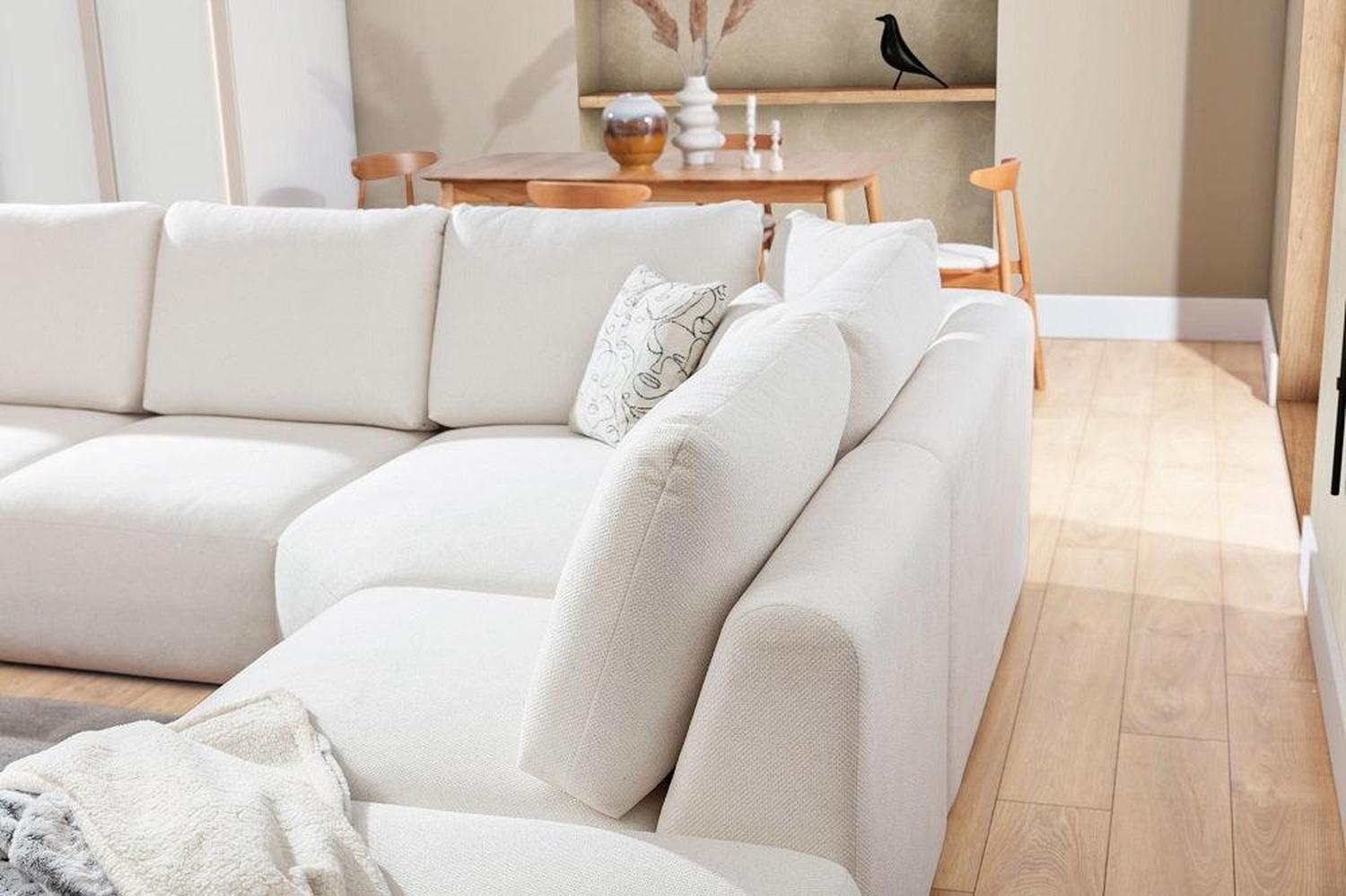 Dionizos U Corner Sofa Conti Boucle Nata