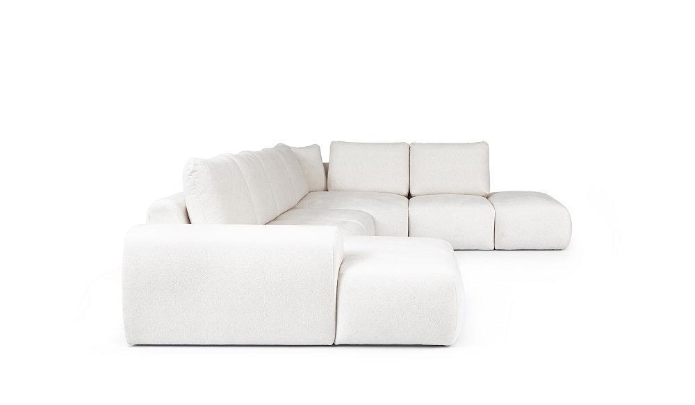 Dionizos U Corner Sofa Conti Boucle Nata Fast Delivery