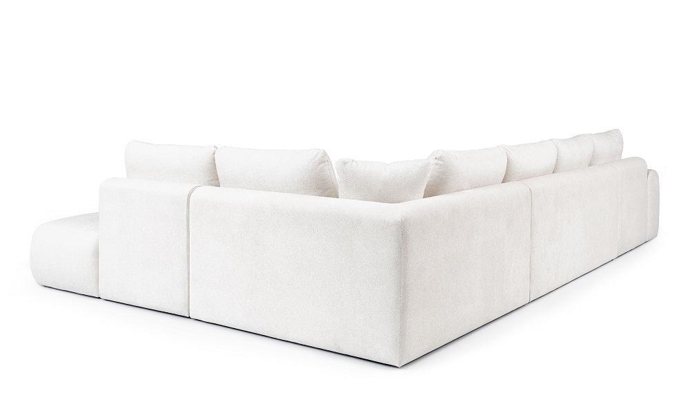 Dionizos U Corner Sofa Conti Boucle Nata Fast Delivery