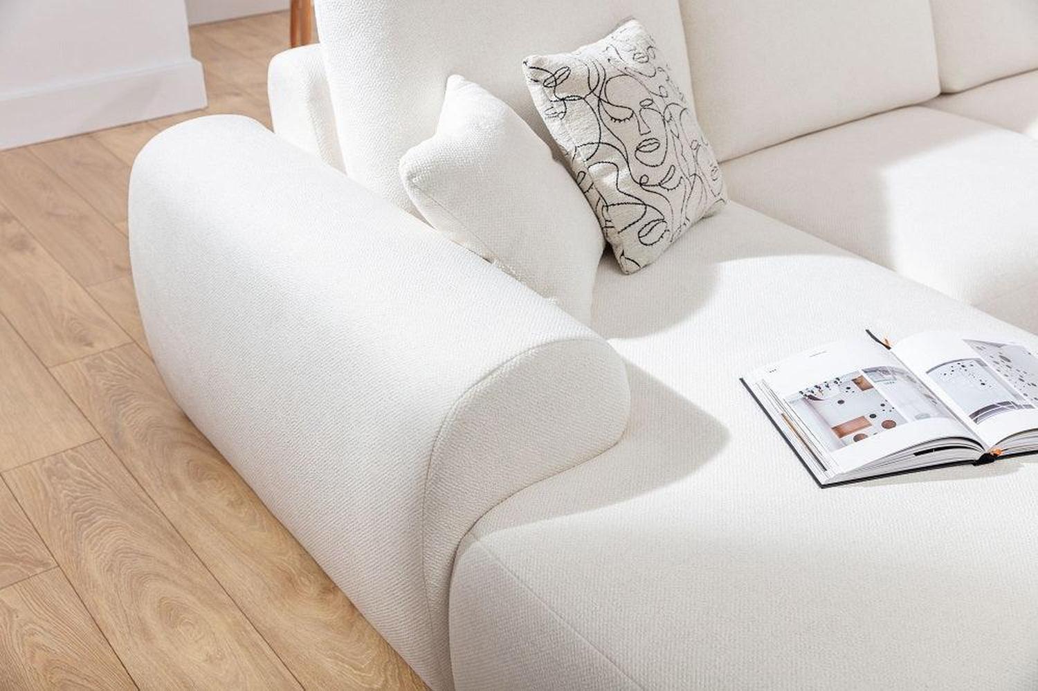 Dionizos U Corner Sofa Conti Boucle Nata