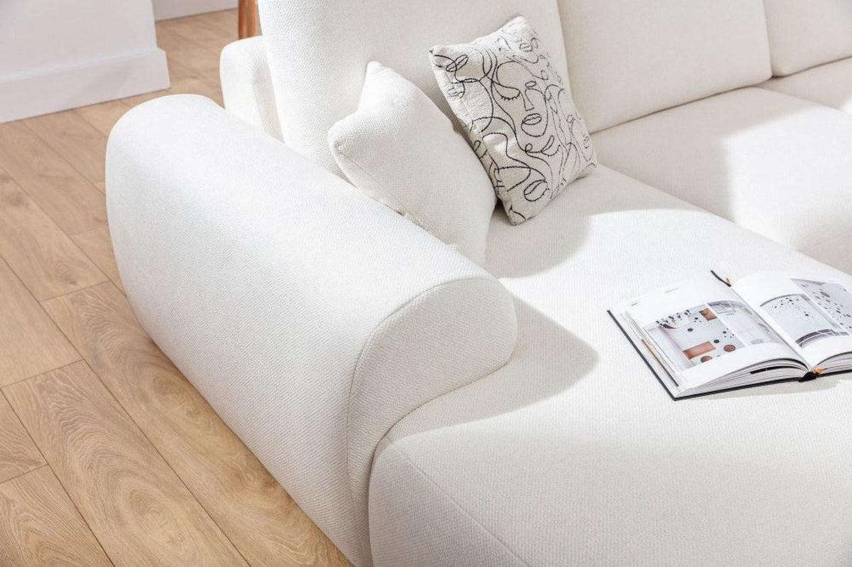 Dionizos U Corner Sofa Conti Boucle Nata