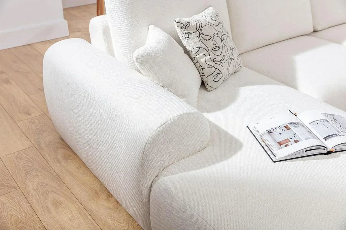 Dionizos U Corner Sofa Conti Boucle Nata
