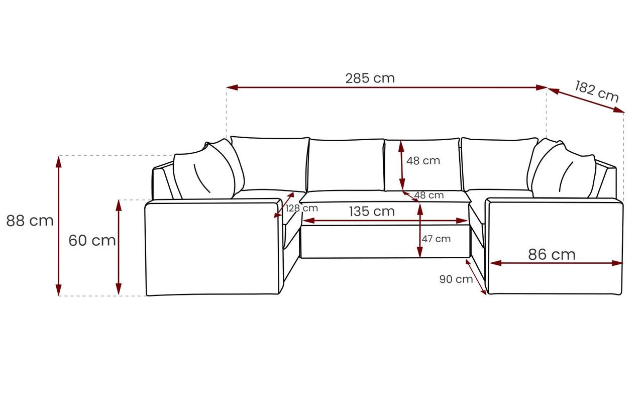 Denver Plus Corner Sofa Bed