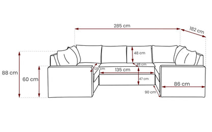 Denver Plus Corner Sofa Bed