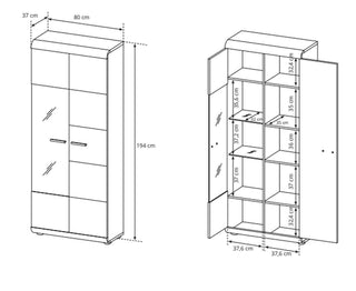 Elen Tall Cabinet - Msofas LTD