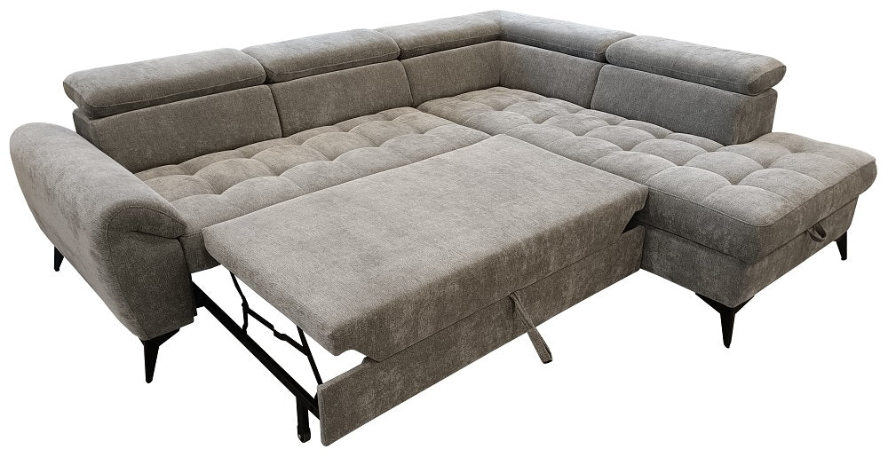 Glasgow Express Delivery Corner Sofa Bed With Storage Esuton Rustic