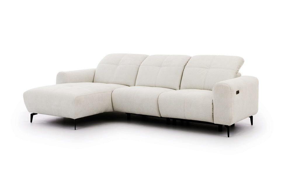 Mała rozkładana sofa narożna Este
