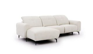 Mała rozkładana sofa narożna Este