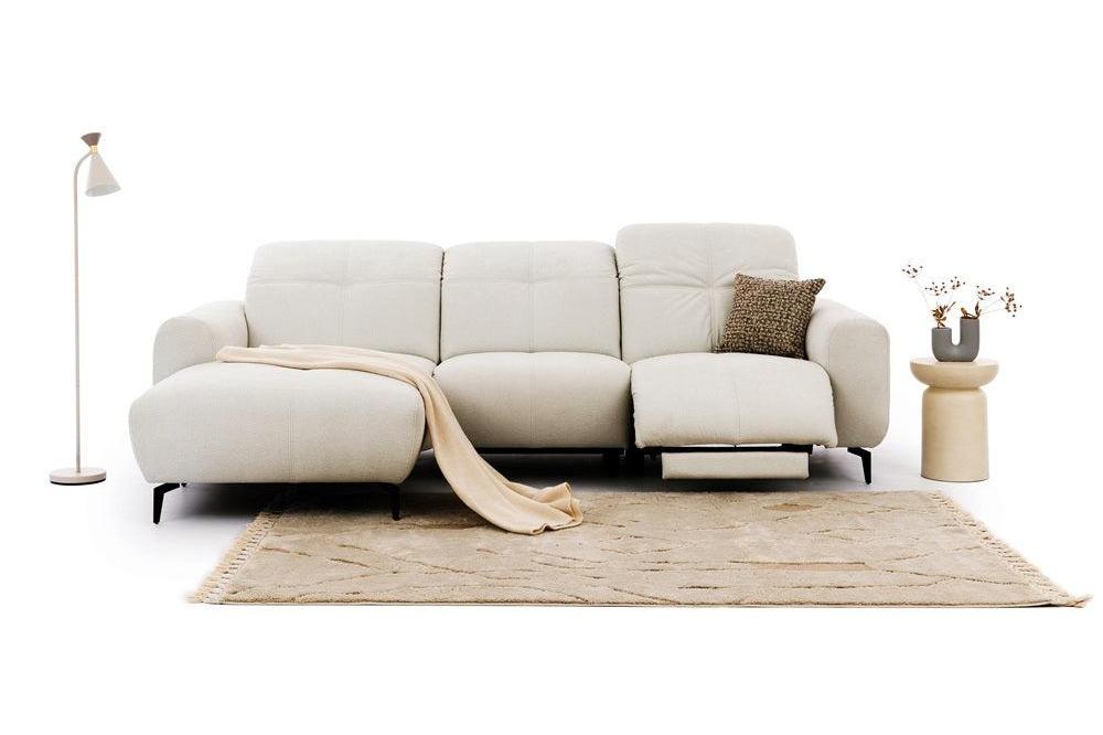 Mała rozkładana sofa narożna Este
