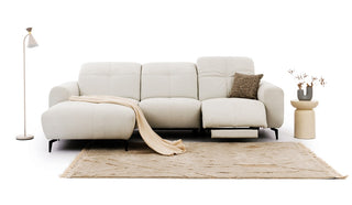 Mała rozkładana sofa narożna Este