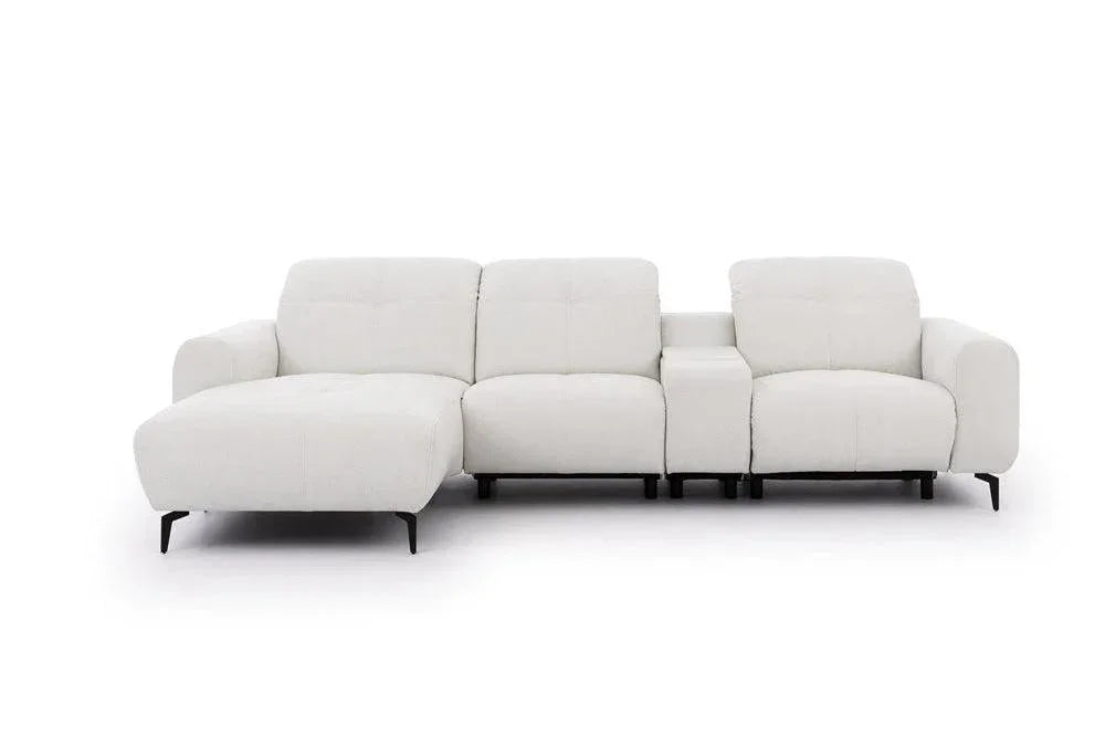 Este Small Corner Sofa with Storage Console