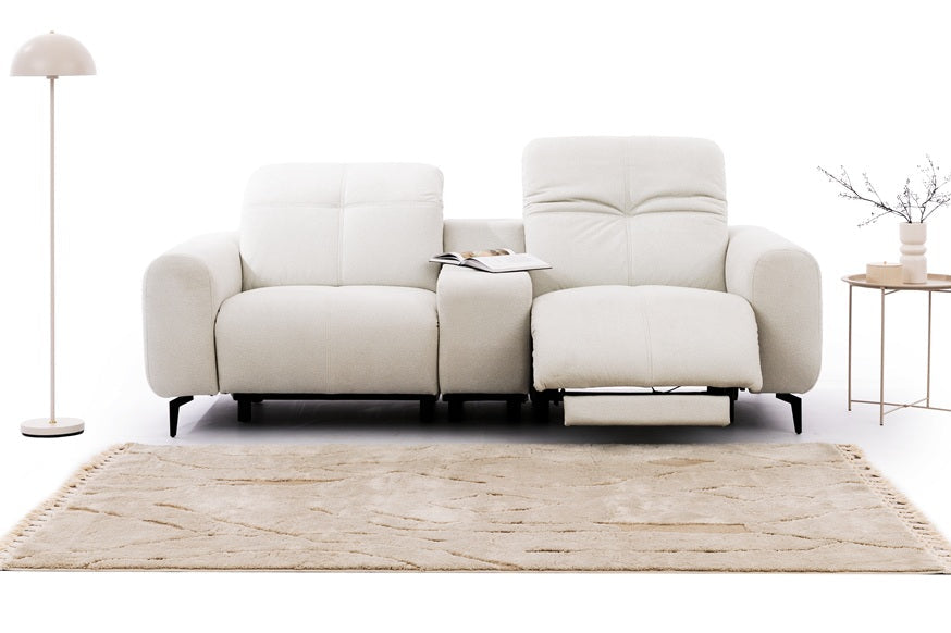 Este 2 Seater Recliner Sofa with Storage Console