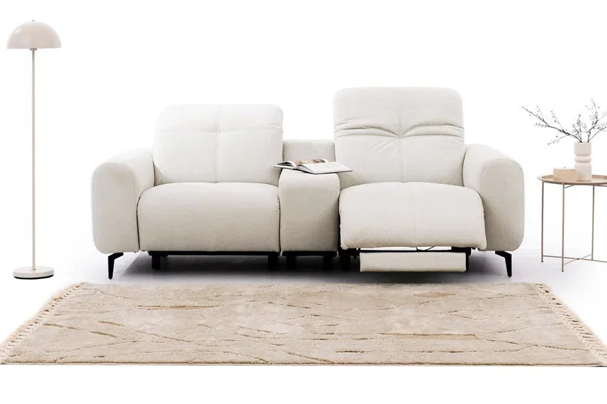 Este 2 Seater Recliner Sofa with Storage Console
