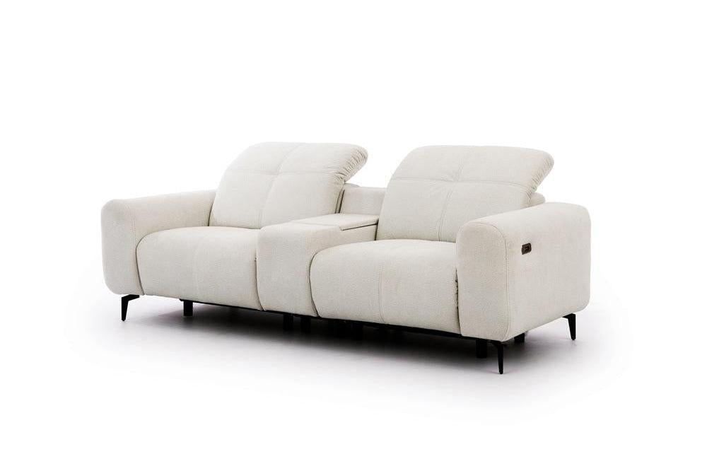Este 2 Seater Recliner Sofa with Storage Console