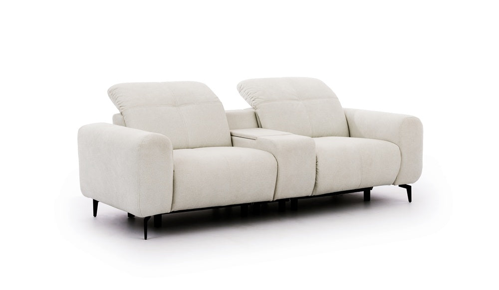 Este 2 Seater Recliner Sofa with Storage Console