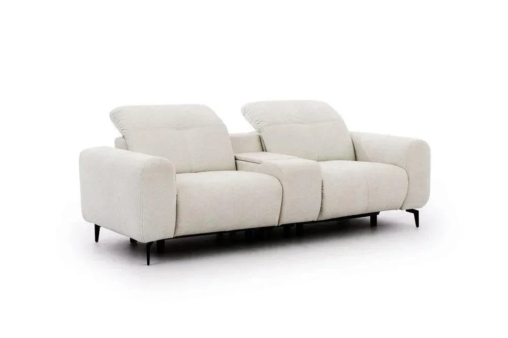 Este 2 Seater Recliner Sofa with Storage Console