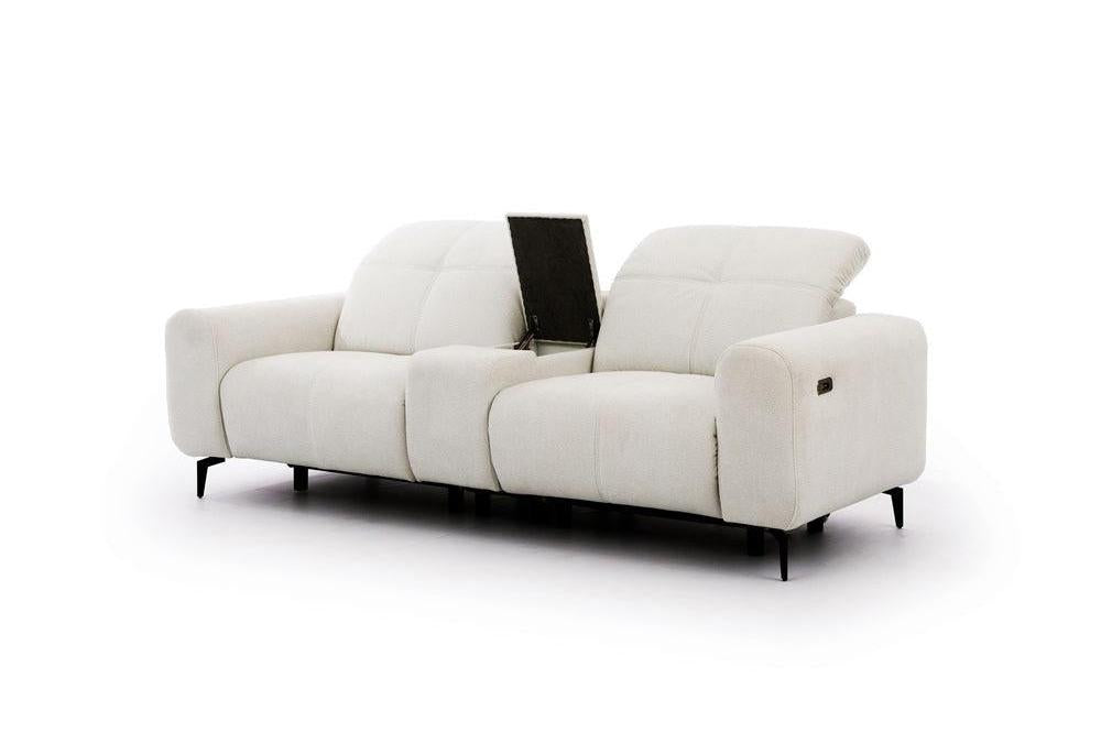Este 2 Seater Recliner Sofa with Storage Console