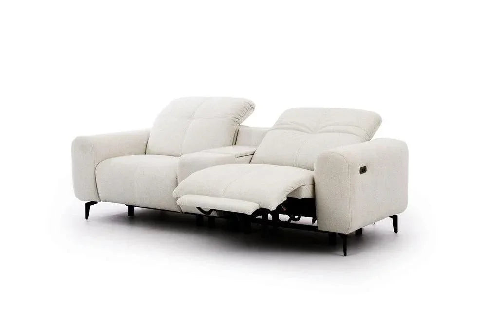 Este 2 Seater Recliner Sofa with Storage Console