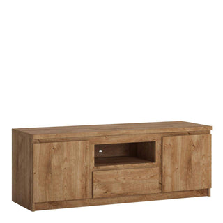 Fribo 2 Door 1 Drawer TV Cabinet in Oak - Msofas LTD