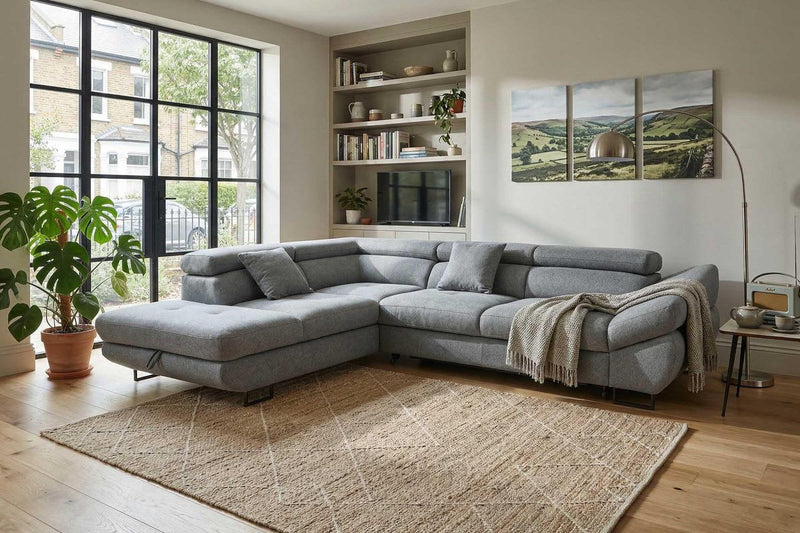 Fabio Express Delivery Corner Sofa Bed With Storage Primo 89