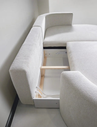 Fiore Corner Sofa Bed with Storage