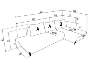 Foggia Corner Sofa Bed - Msofas LTD