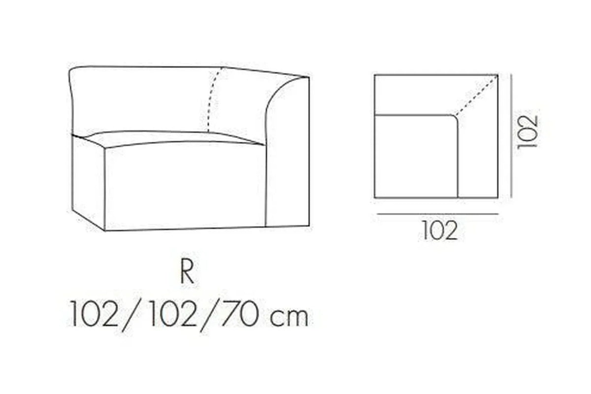 Fondy Collection - Module R dimensions