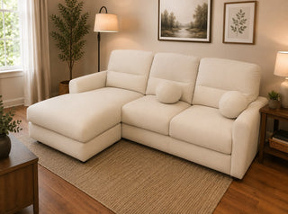 Ford Express Delivery Corner Sofa Bed With Storage Malia Cream