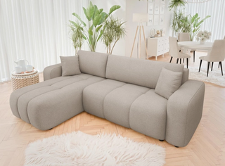 Sofa narożna Furyn z funkcją spania i schowkiem